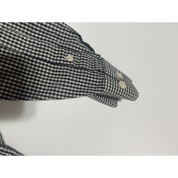 IZOD 100% cotton black and white button down shirt size xlt - Picture 10 of 10